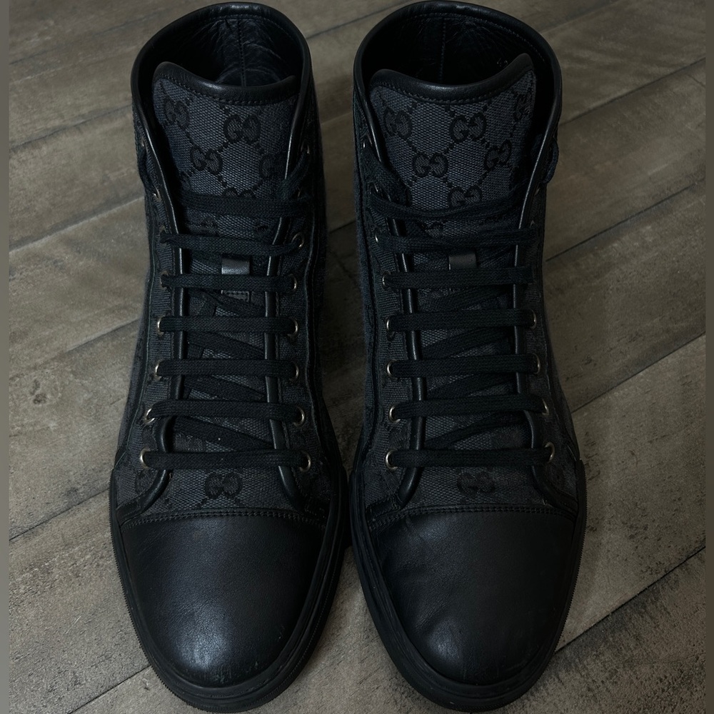 Gucci Black High-Top Sneakers - Picture 4 of 6